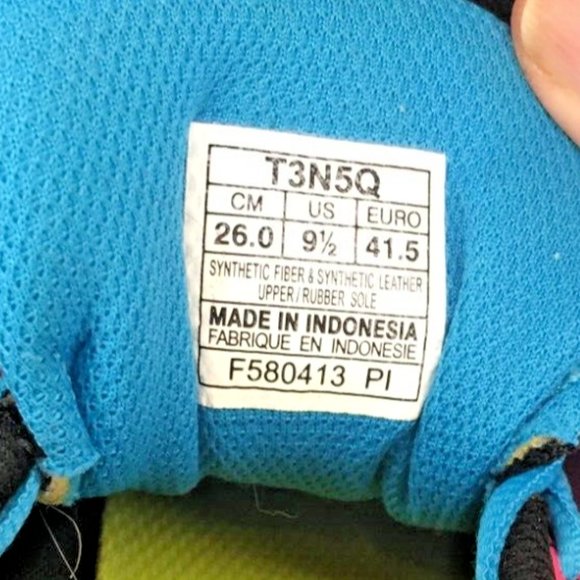 Asics Gel-Storm Womens Shoes Sneakers Black Pink Running Athletic Size 9.5 - Picture 6 of 9